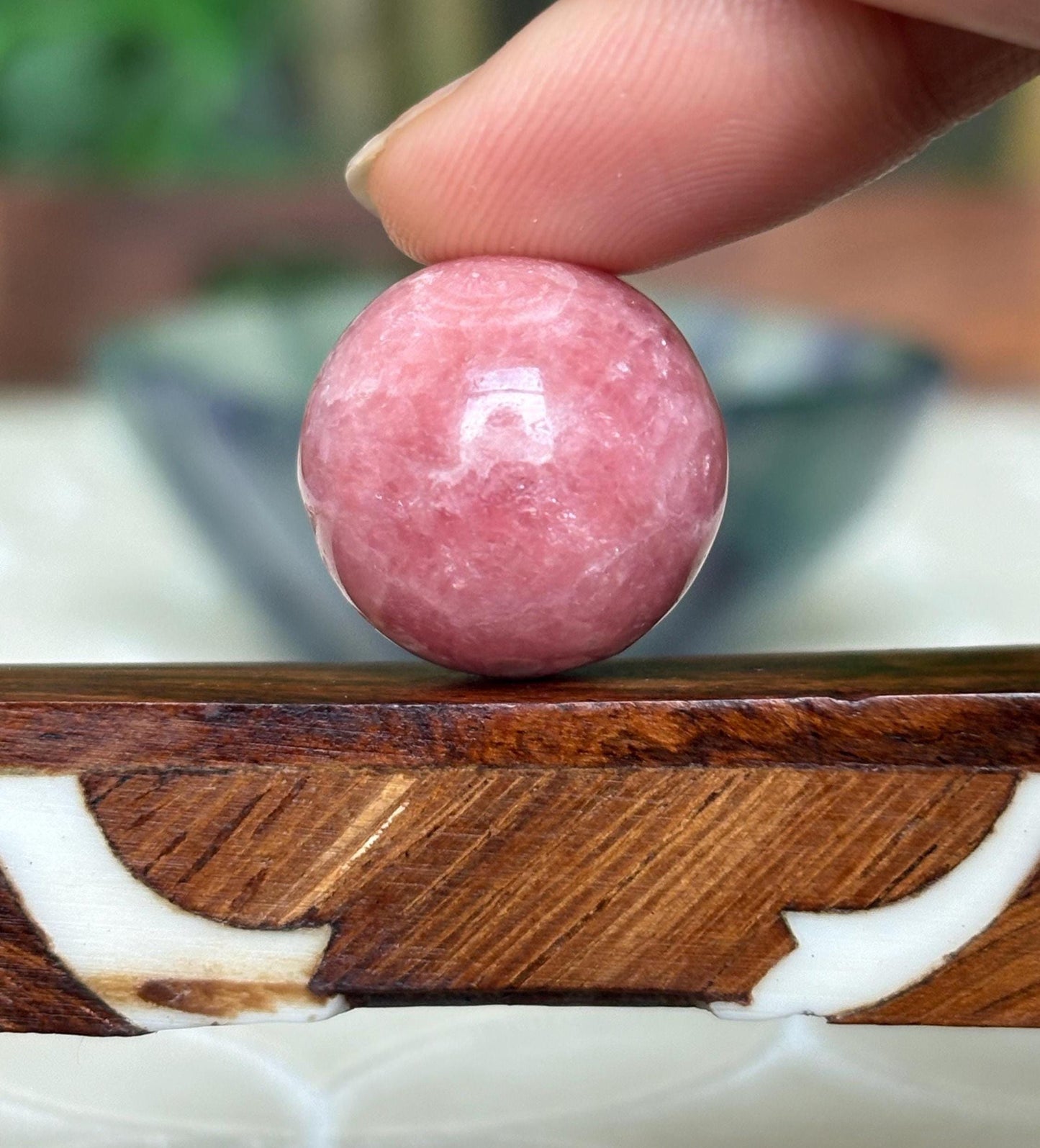 Mini Rhodochrosite Spheres; 18mm