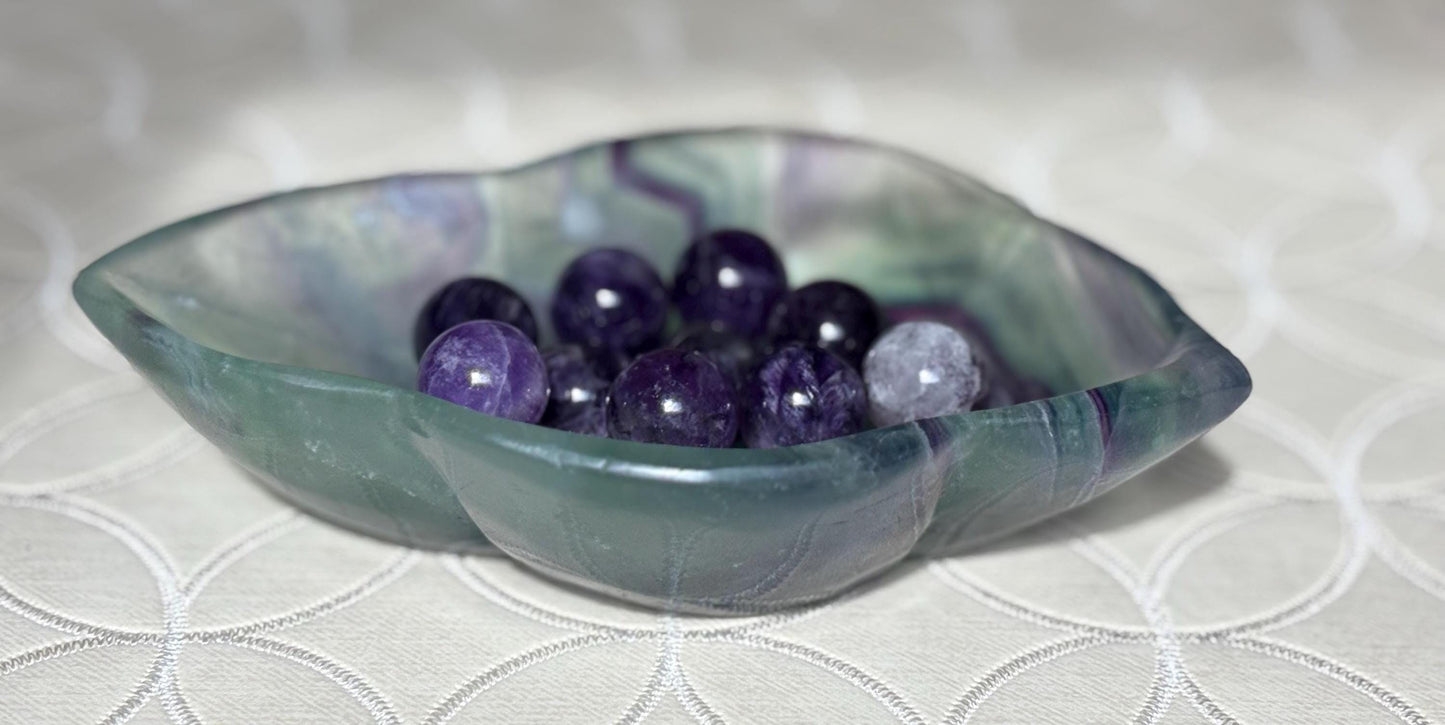 Mini Amethyst Spheres; 16mm