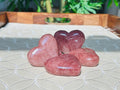 Strawberry Quartz Heart Crystals; Crystal Heart;