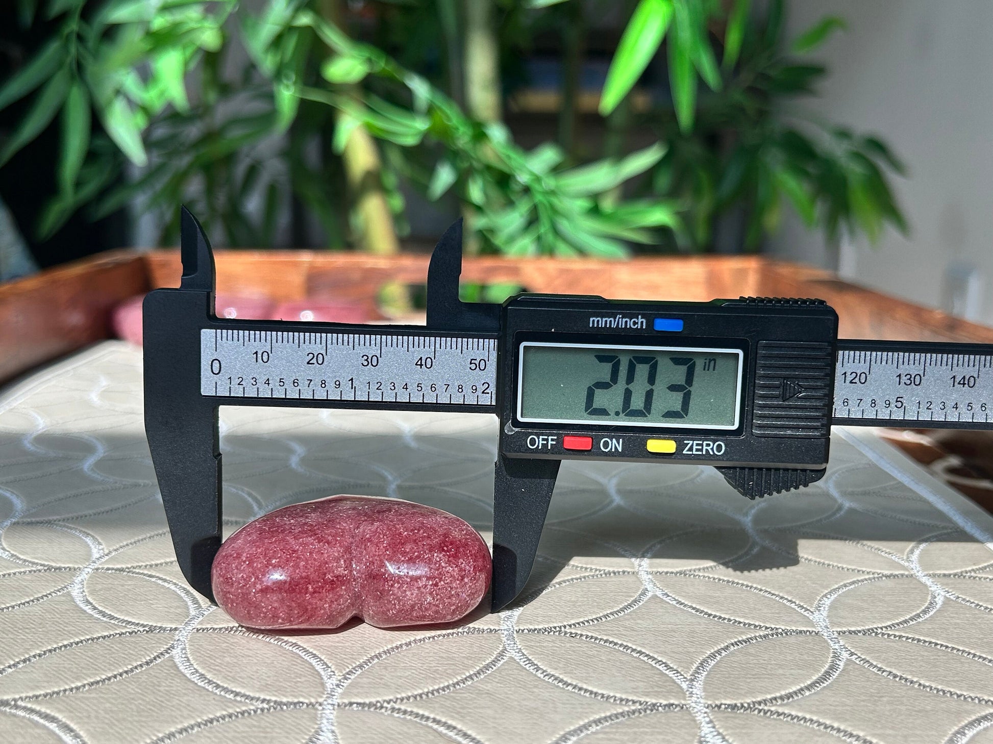 Strawberry Quartz Heart Crystals; Crystal Heart;