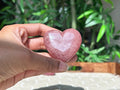 Strawberry Quartz Heart Crystals; Crystal Heart;