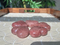 Strawberry Quartz Heart Crystals; Crystal Heart;