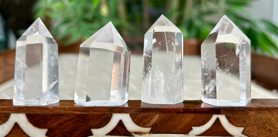 Clear Quarts Points; Self-Standing 1.5-1.7 inch