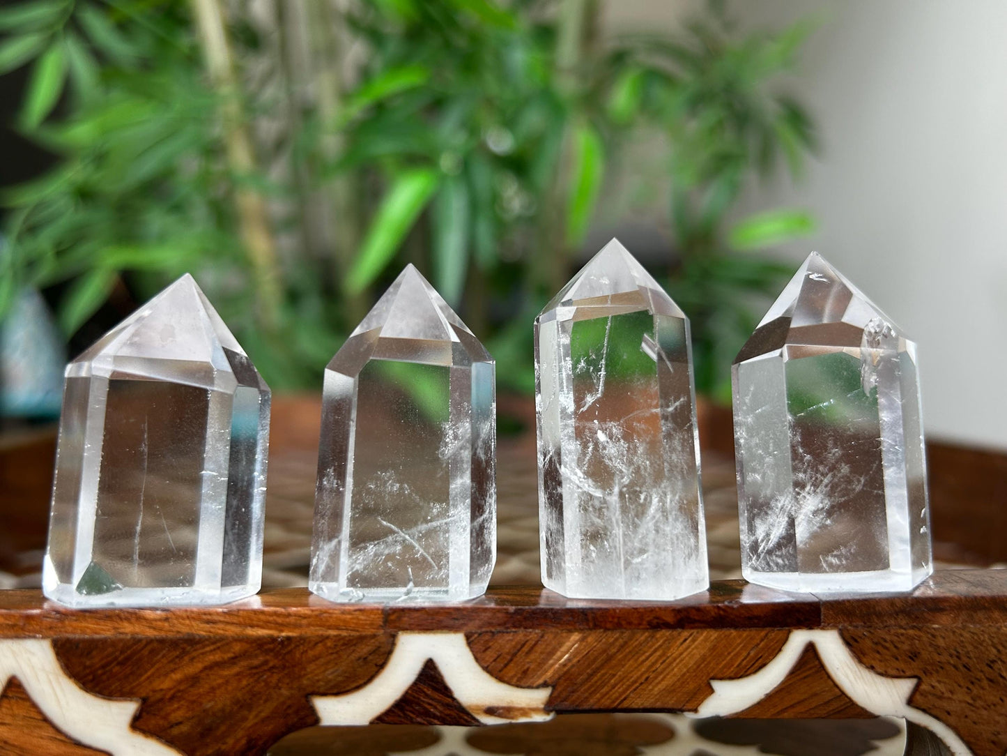 Clear Quarts Points; Self-Standing 1.5-1.7 inch