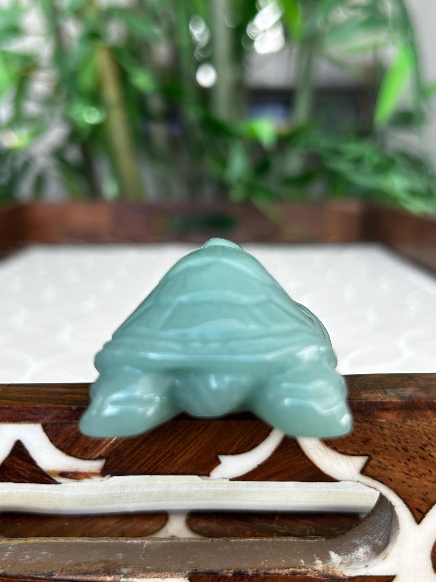 Green Aventurine Turtles ; Crystal Turtle Carvings; 1.96 inches