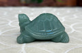 Green Aventurine Turtles ; Crystal Turtle Carvings; 1.96 inches