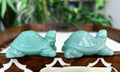 Green Aventurine Turtles ; Crystal Turtle Carvings; 1.96 inches