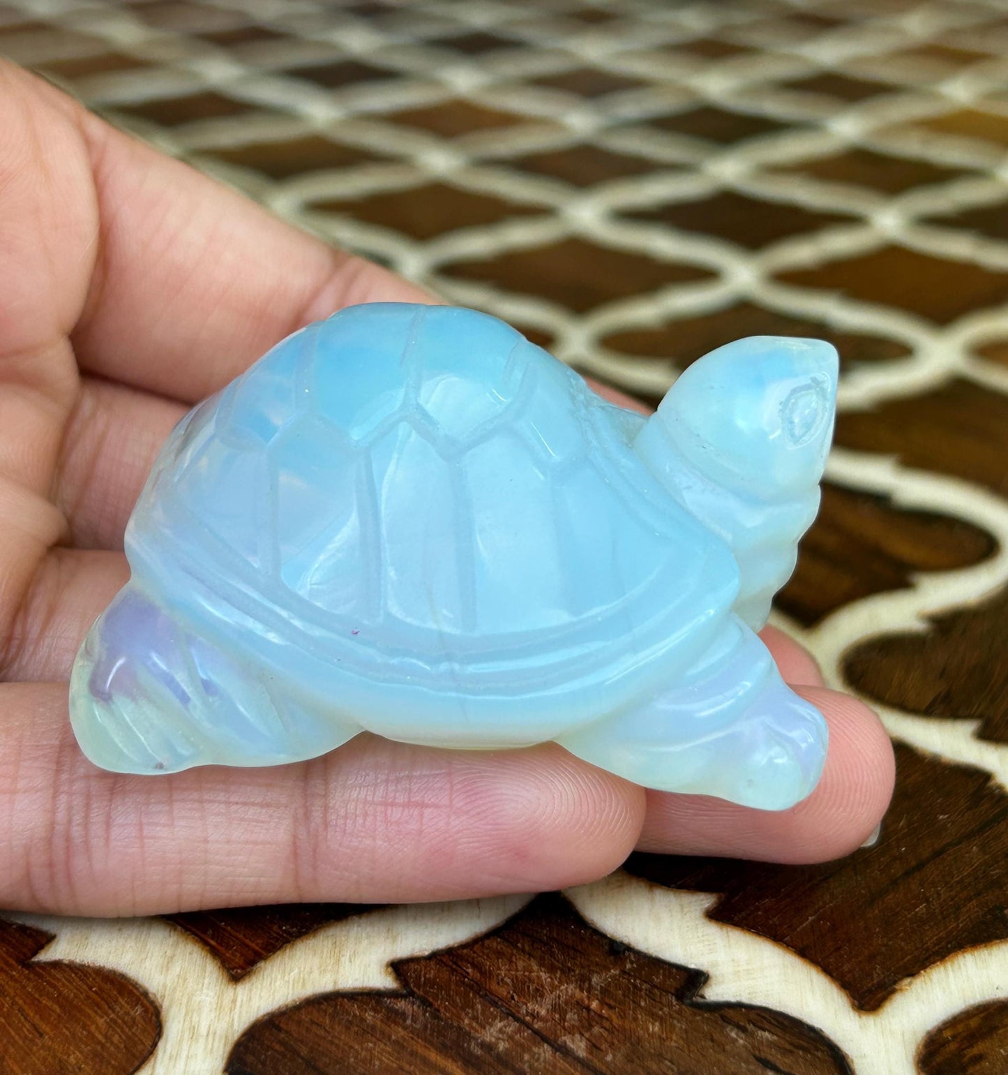 AAA Quality Opalite Turtles ; Crystal Turtle Carvings;