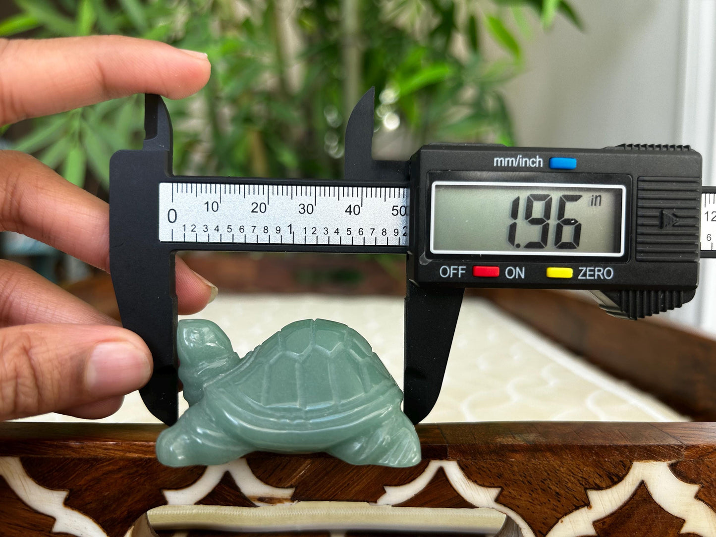 Green Aventurine Turtles ; Crystal Turtle Carvings; 1.96 inches