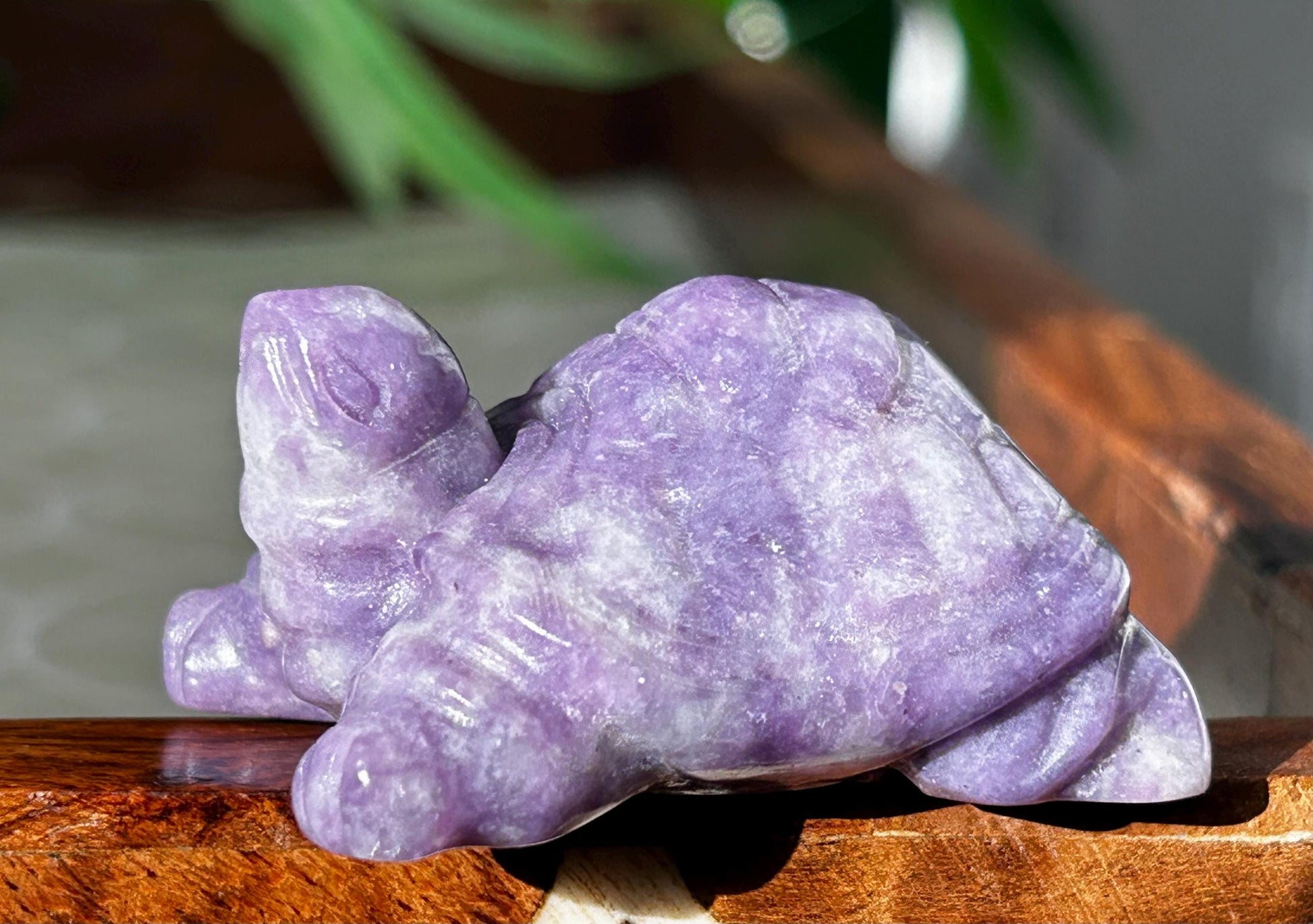 Lepidolite Turtles ; Crystal Turtle Carvings; 1.92 inches