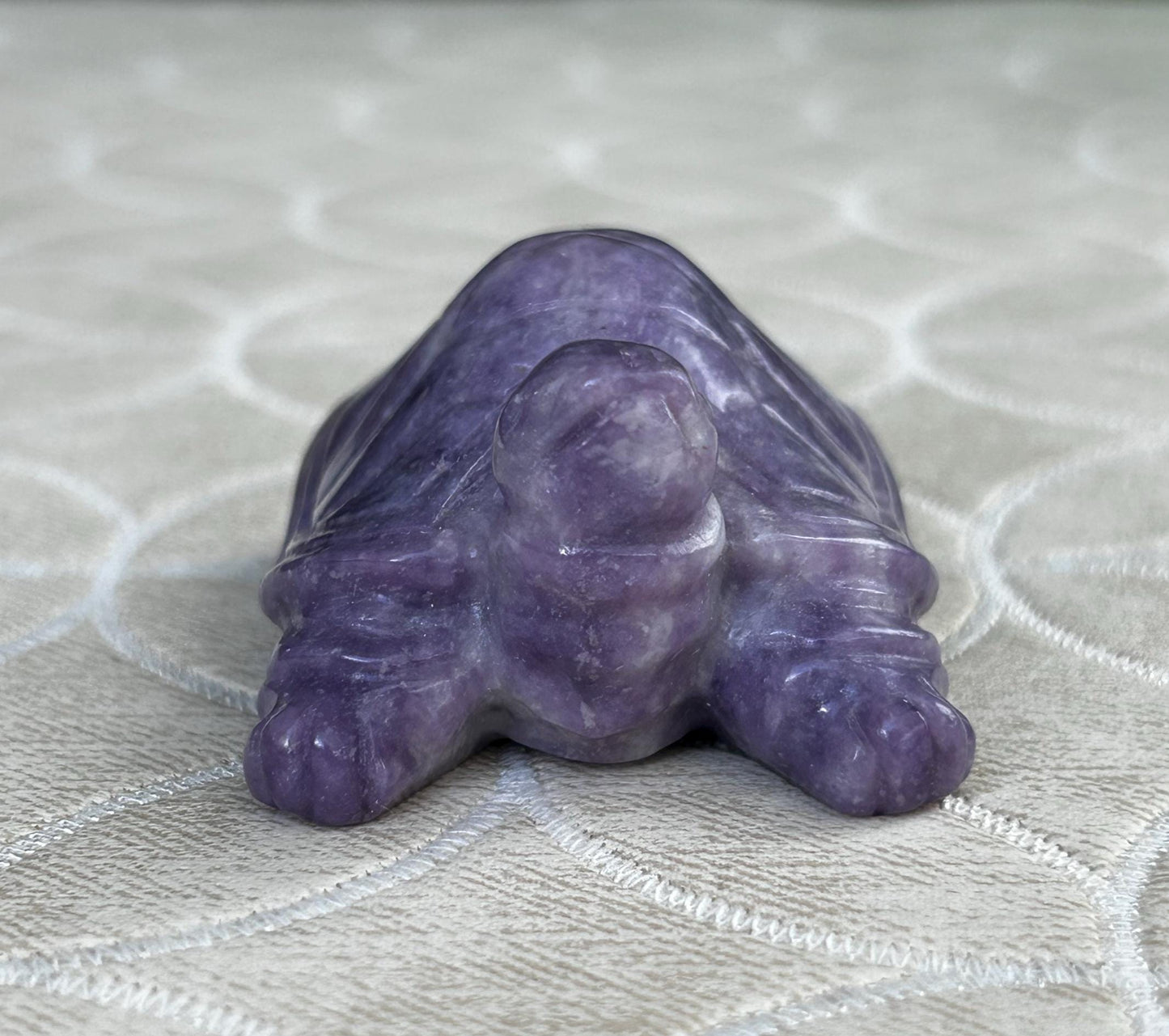 Lepidolite Turtles ; Crystal Turtle Carvings; 1.92 inches