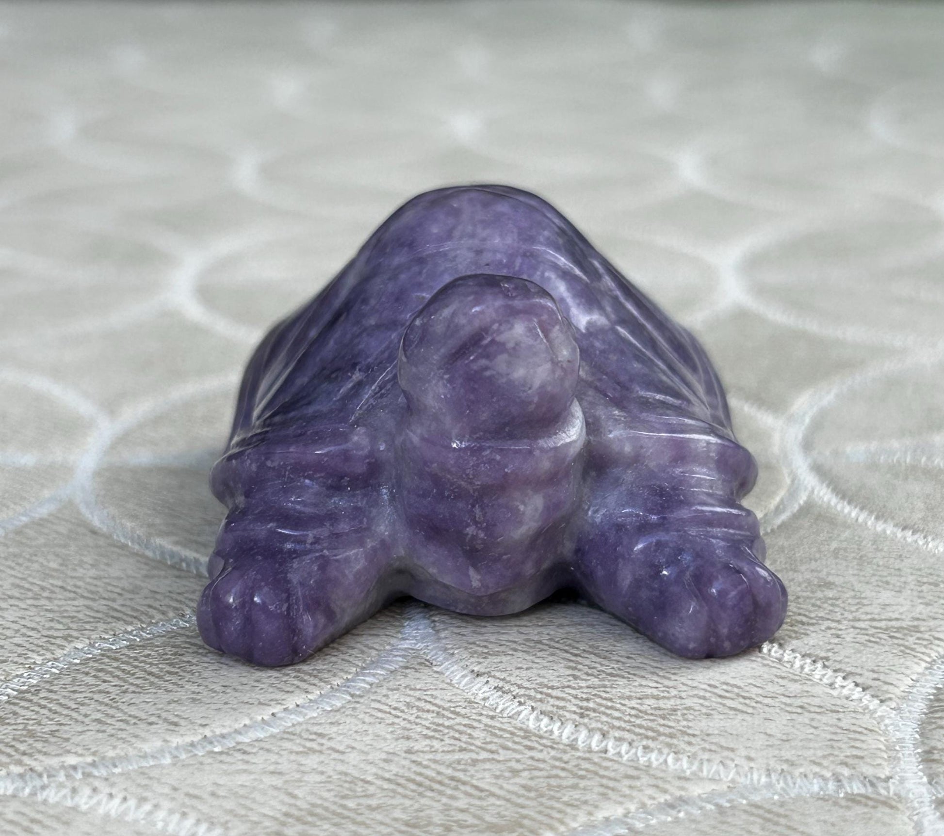Lepidolite Turtles ; Crystal Turtle Carvings; 1.92 inches