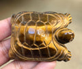 Tiger Eye Crystal Turtle Carving (1.92 inches)