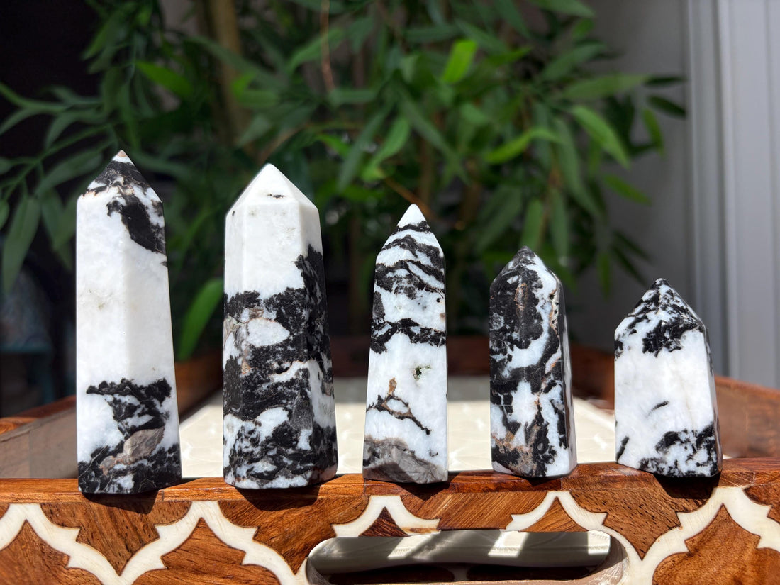 Zebra Jasper Towers; 2.04- 3.55 Inches