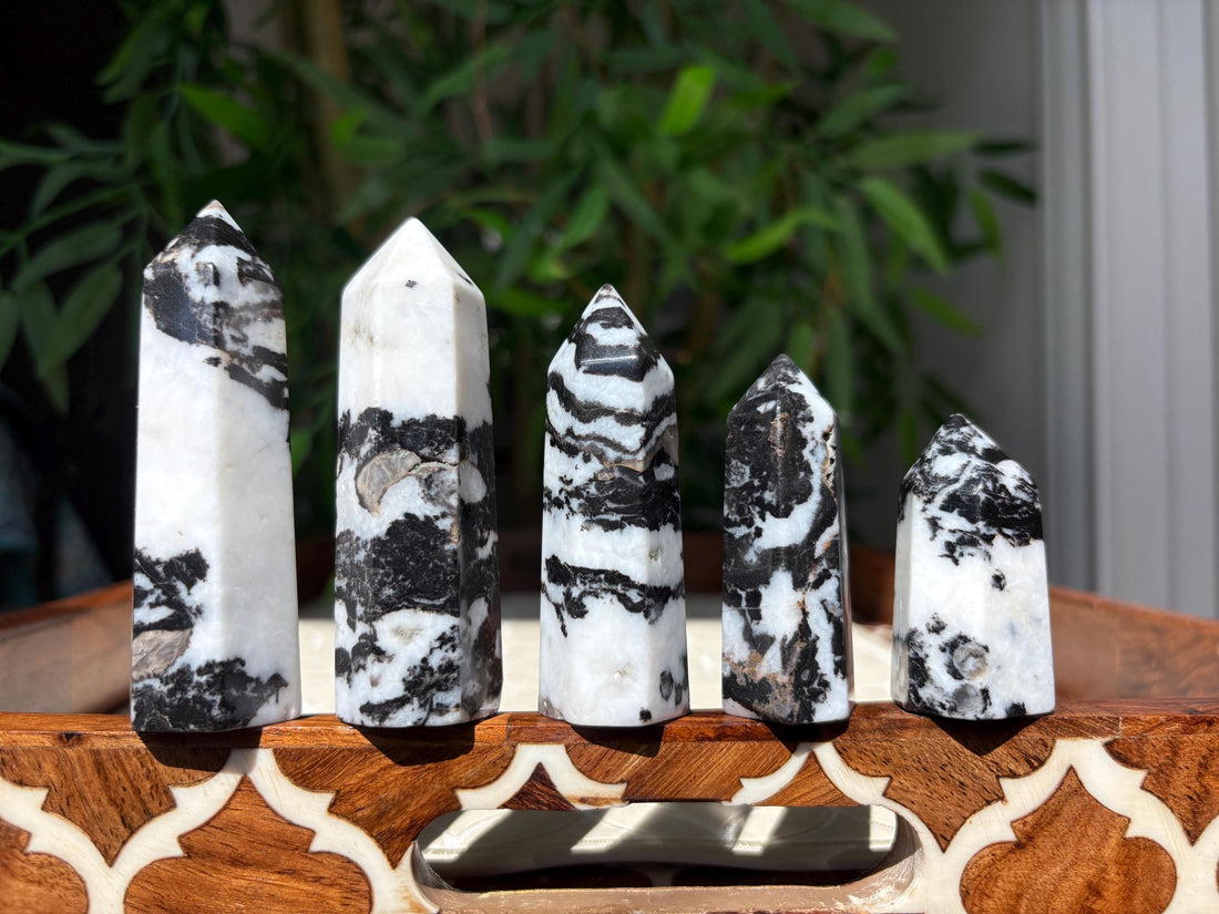 Zebra Jasper Towers; 2.04- 3.55 Inches