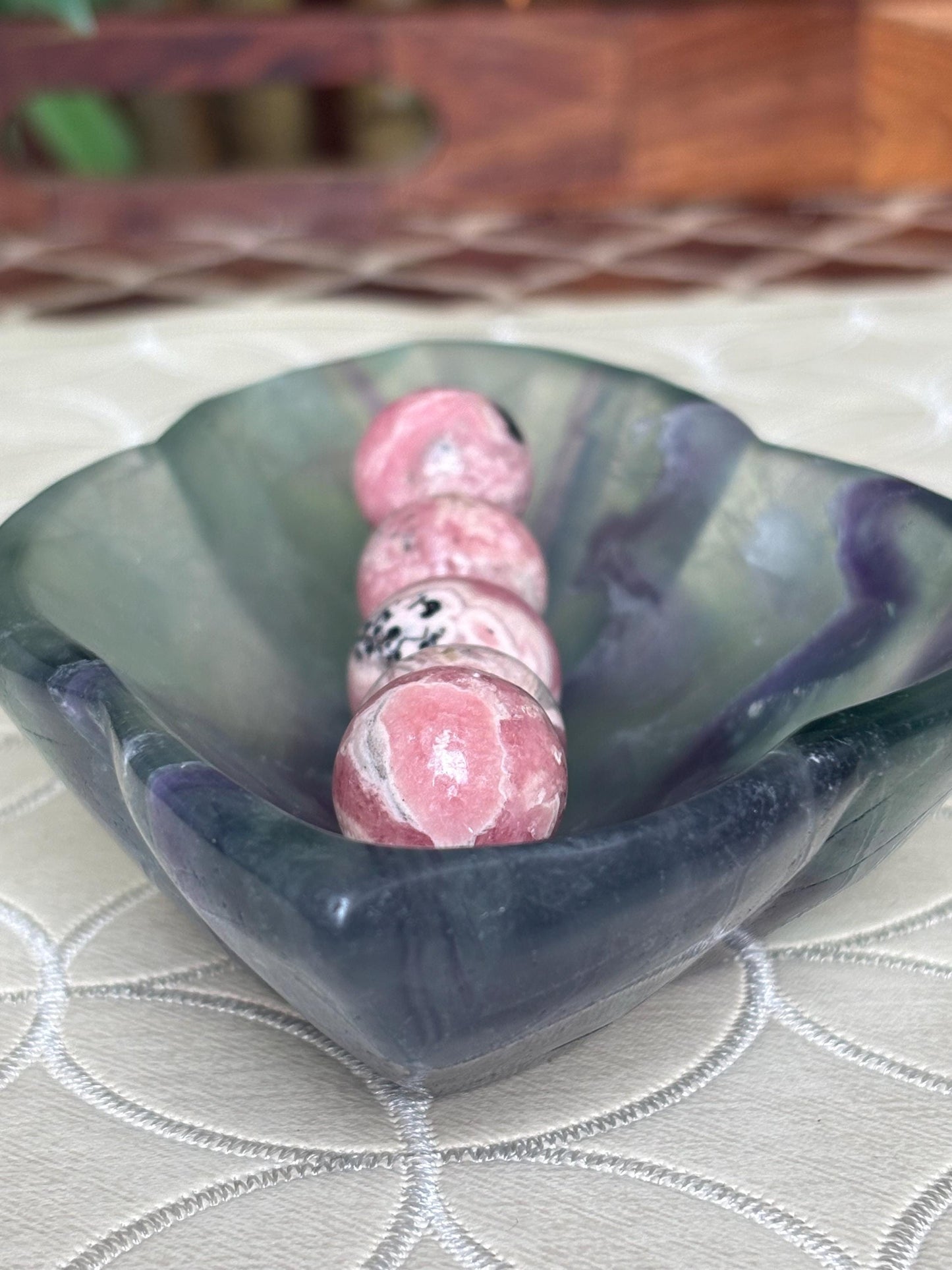 Mini Rhodochrosite Spheres; 18mm