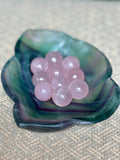 Mini Rose Quartz Spheres; 22.6mm