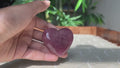 Strawberry Quartz Heart Crystals; Crystal Heart;