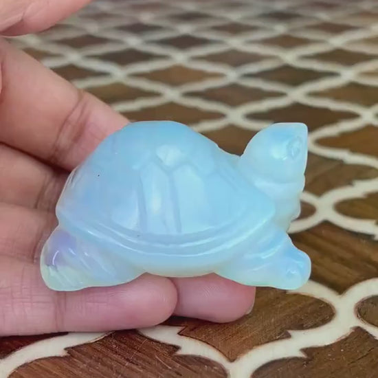 AAA Quality Opalite  Turtles ; Crystal Turtle  Carvings;
