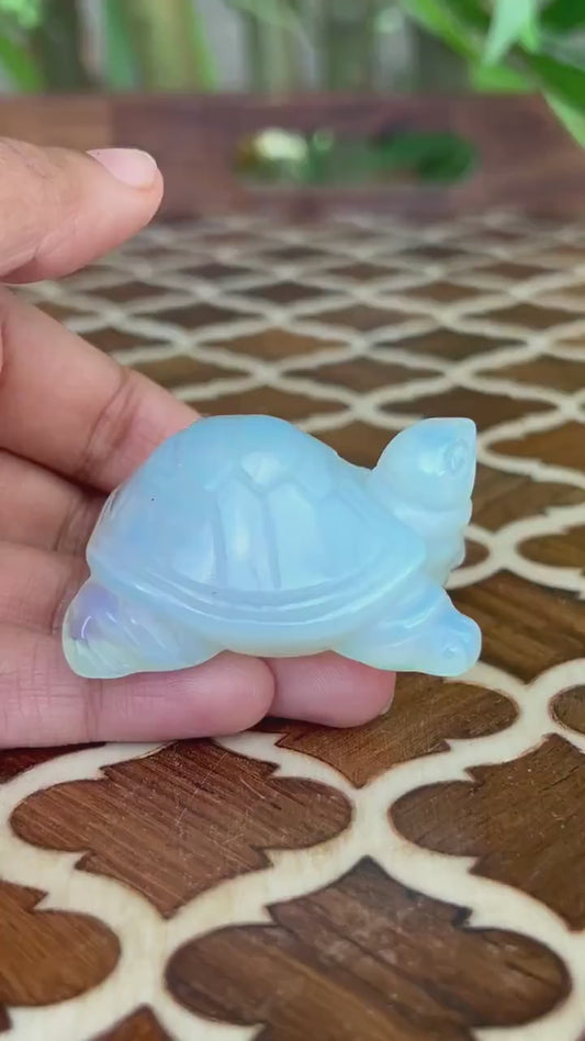 AAA Quality Opalite  Turtles ; Crystal Turtle  Carvings;