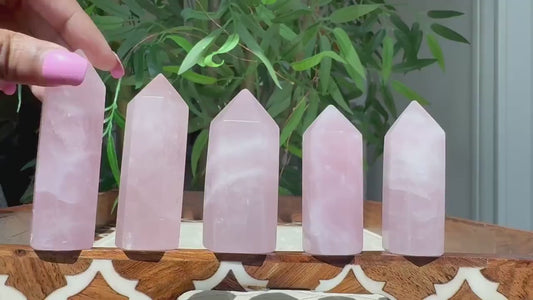 Rose Quartz Towers; 2.3- 2.99 inches